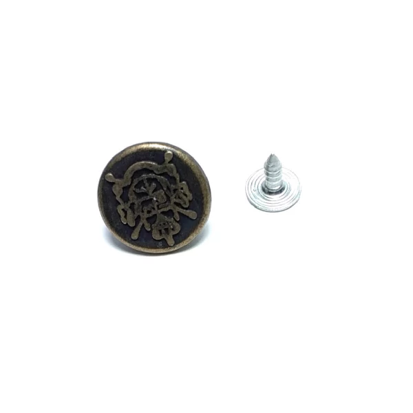 17 mm 27 Boy Logolu Kot Düğmesi E 566 17 mm 27 Boy Logolu Kot Düğmesi E 566