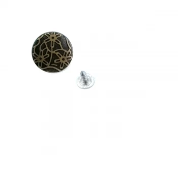 20 mm 32 Boy Yıldızlar Desenli Çakma Düğme  E 859