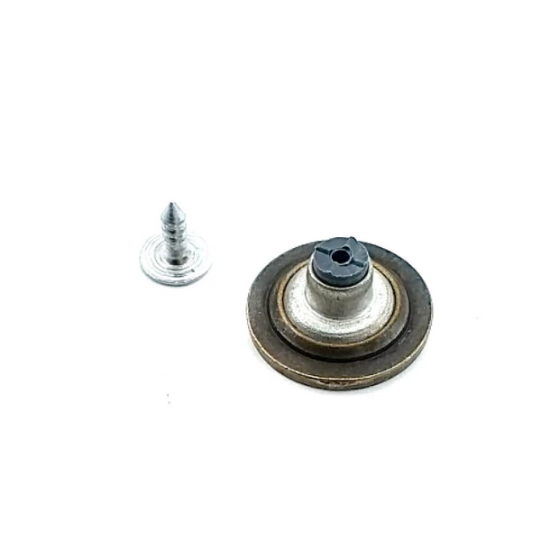 19 mm 30 L Enamel Ring Pattern Jeans Button E 939