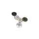 12 mm - 20 size Four Hole Metal Button E 1165
