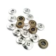 Metal Button With Four Holes 16 mm 26 lignes E 1284