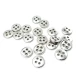 Button with 13 mm Stripes with Four Holes E 1563