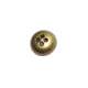 Metal button post with four holes 17 mm - Size 28 E 1632