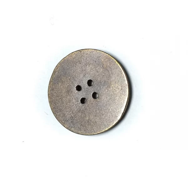 Metal button post with four holes 23 mm - size 37 E 185
