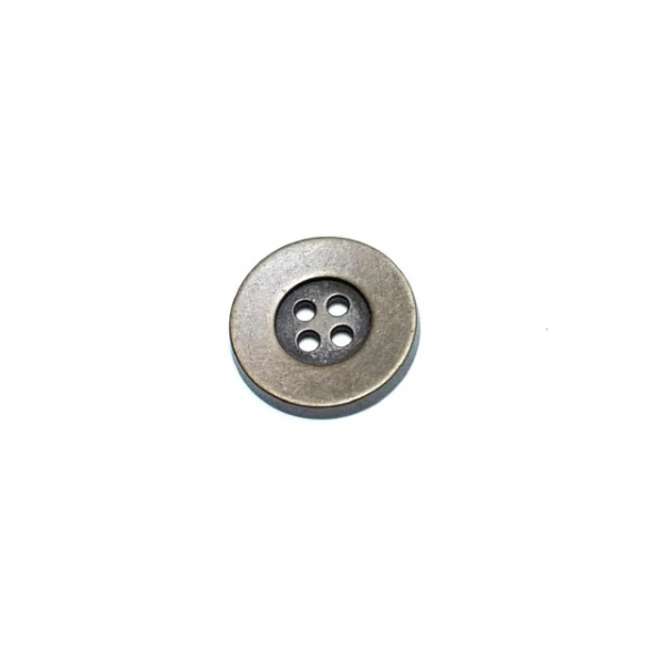 Metal button with four holes 22 mm E 42