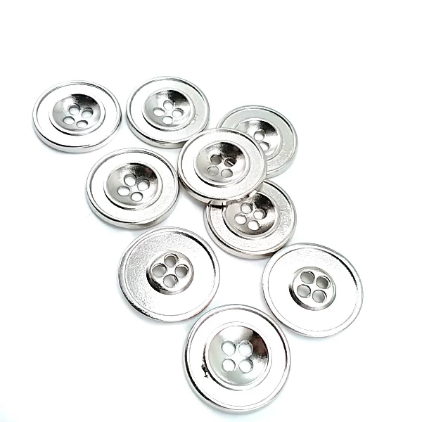25 mm 40 L Two Holes Enameled Metal Button Coat and Trench Coat Button E 774