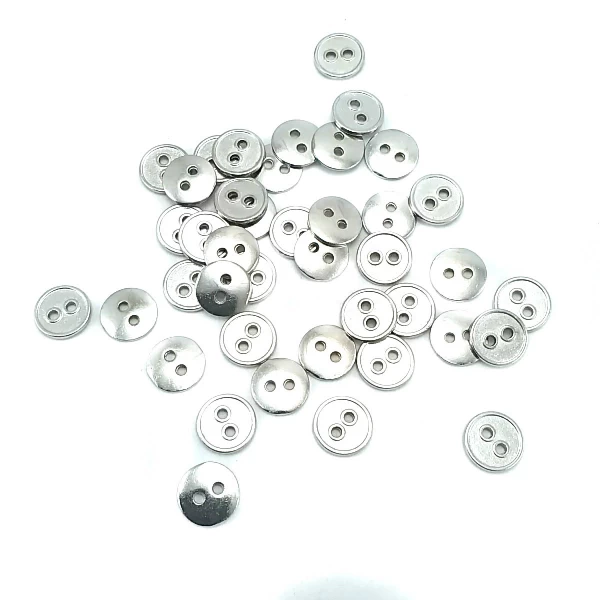 10 mm İki Delikli Metal Dikme Düğme E 1339 10 mm İki Delikli Metal Dikme Düğme E 1339