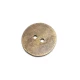 Metal perforated button with two holes 19 mm E 1420