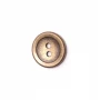 17 mm 28 Lignes Punched metal button with two holes E 1776