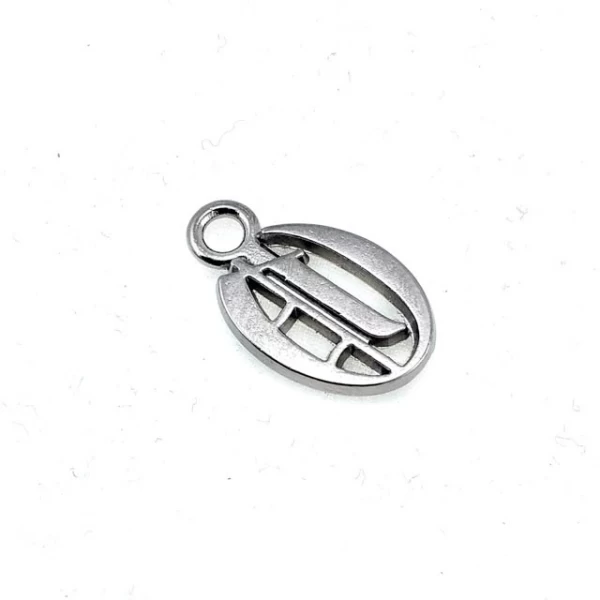 Fermuar elciği desenli şık tasarım 23 mm x 13 mm E 289