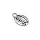 Fermuar elciği desenli şık tasarım 23 mm x 13 mm E 289