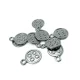 Çocuk giyim fermuar elciği 23 mm x 17 mm E 1705