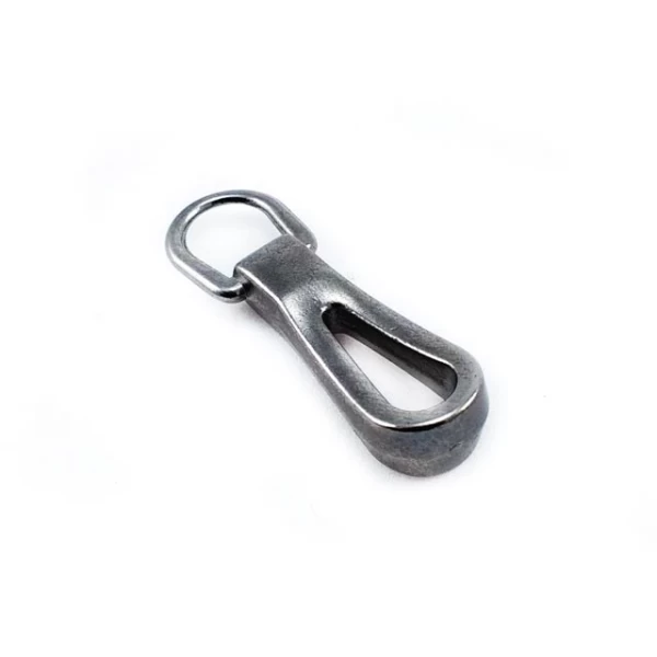 Metal fermuar elciği -  sade tasarım 26 mm E 1736