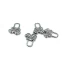 Daisy shape with zipper handle 18 mm x 14 mm E 2029