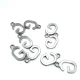 27mm x 15mm "G" Shaped Zipper Puller E 216