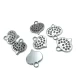 22 mm x 23 mm With & Without Stone & Enamel Heart Shaped Zipper Puller E 264