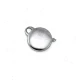 Fermuar Elcik daire şekil 22 mm x 16 mm E 298