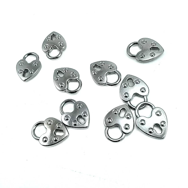 Kilit Tasarımlı Metal Elcik 19 mm x 14 mm E 457