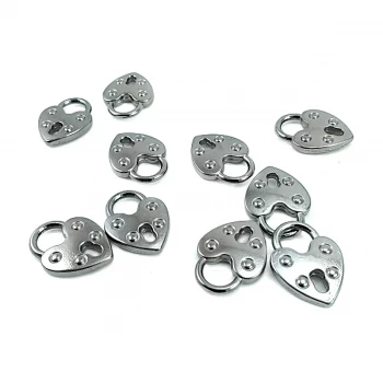 19 mm x 14 mm Fermuar Elciği Kalp Şekil E 457