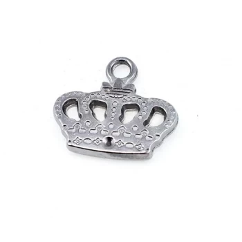 23 x 21 mm Crown Shaped Zipper Pullers E 736