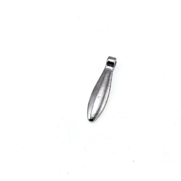 24 x 5 mm Damla şekilli fermuar elciği E 823 24 x 5 mm Damla şekilli fermuar elciği E 823