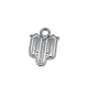 23 x 17 mm Fermuar Elcik Metal Kalkan Şekil E 831