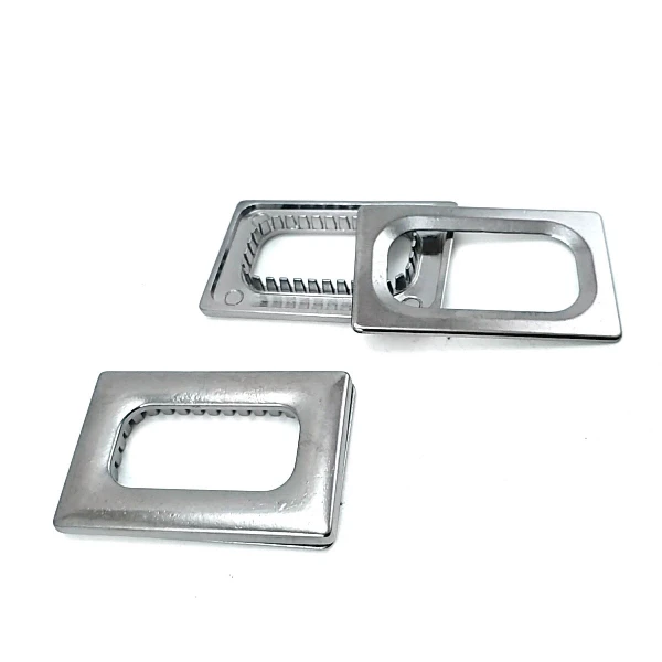 Metal eyelet - metal frame eyelet 28 x 14 mm E 2143