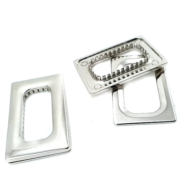 Metal eyelet - metal frame eyelet 28 x 14 mm E 2143