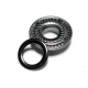Zamak eyelet patterned oversized diameter 40 mm E 594