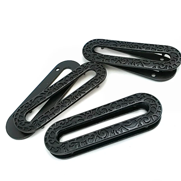 Oval kenarlı ve desenli metal kuşgözü 20 x 60 mm E 663 Oval kenarlı ve desenli metal kuşgözü 20 x 60 mm E 663