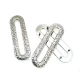 Oval kenarlı ve desenli metal kuşgözü 20 x 60 mm E 663 Oval kenarlı ve desenli metal kuşgözü 20 x 60 mm E 663