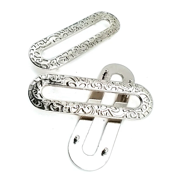 Oval kenarlı ve desenli metal kuşgözü 20 x 60 mm E 663 Oval kenarlı ve desenli metal kuşgözü 20 x 60 mm E 663