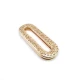 Oval kenarlı ve desenli metal kuşgözü 20 x 60 mm E 663 Oval kenarlı ve desenli metal kuşgözü 20 x 60 mm E 663