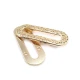 Oval kenarlı ve desenli metal kuşgözü 20 x 60 mm E 663 Oval kenarlı ve desenli metal kuşgözü 20 x 60 mm E 663