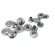 Zinc alloy with rivets - rivet 13 mm 20 length E 610