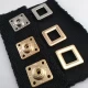 25 x 25 mm Estetik Kare Mont ve Kaban Çıtçıt Düğme E 1282 25 x 25 mm Estetik Kare Mont ve Kaban Çıtçıt Düğme E 1282