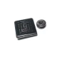 Square double piece snap button 30 x 30 mm Е 1757