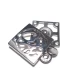 Square snap button 34 x 34 mm E 1760
