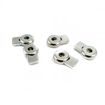 16mm Cord Lock Stopper Single Hole Metal E 2178