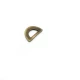 12 mm Metal D Buckle E 1166
