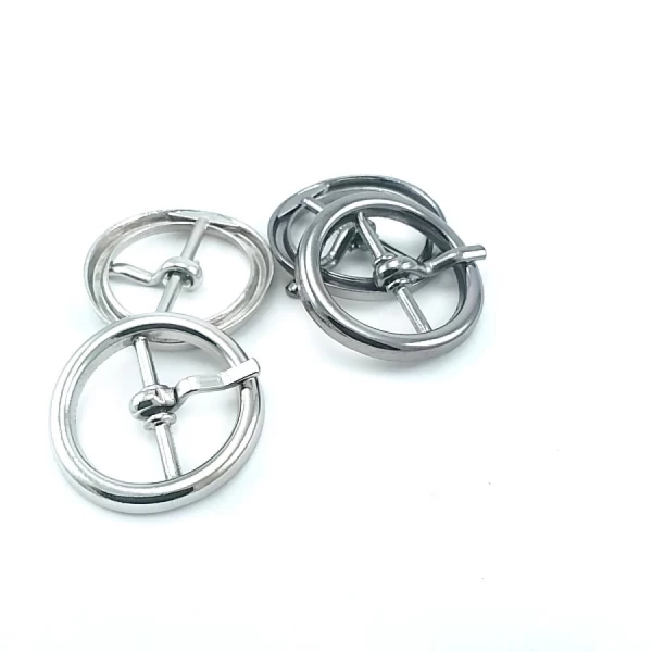 20 mm Metal Yuvarlak Dilli Halka Toka E 2129