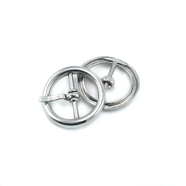 20 mm Metal Yuvarlak Dilli Halka Toka E 2129