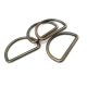 Metal D buckle 36 mm E 753