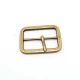 Rectangular plain buckle zinc alloy metal 35 mm E 2005