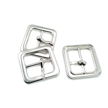 20 mm Center Bar Pin Buckle - Zinc Alloy E 2024