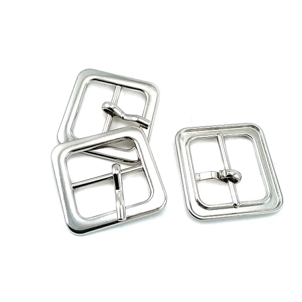 Rectangular plain tongue buckle 20 mm E 2024