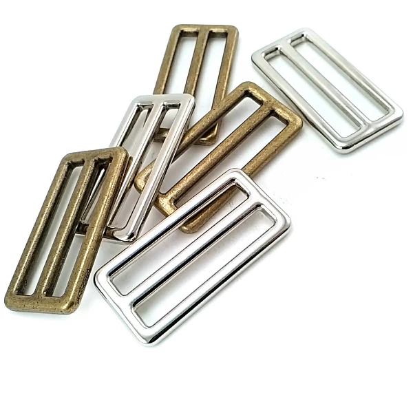 40 mm Flat Metal Adjuster Sliders E 2030