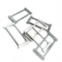 40 mm Thick edged metal frame buckle E 2140
