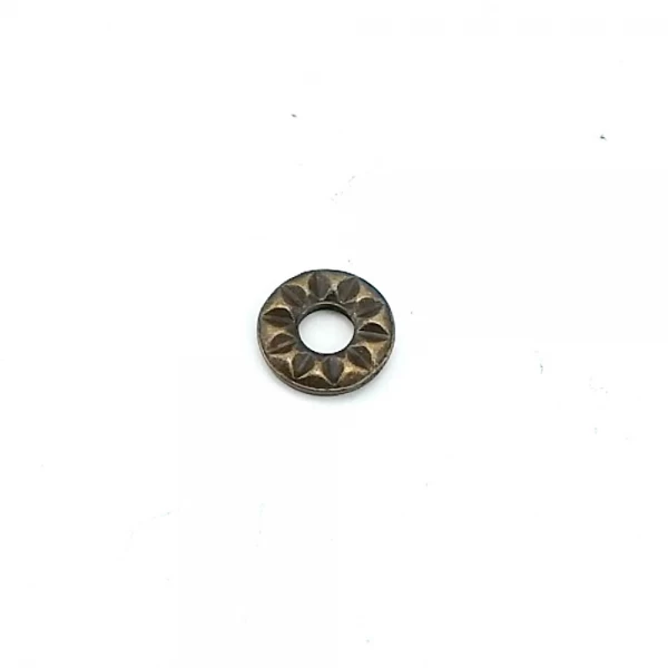 7 mm Ring Shaped Pyramid Metal Frame Buckle E 34