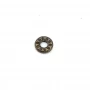 7 mm Ring Shaped Pyramid Metal Frame Buckle E 34